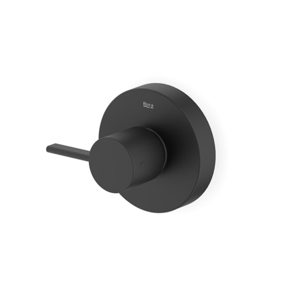 Acabamento de Registro Ona Black Matte Base Docol Grande A5A159ENBC - Roca