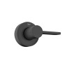 Acabamento de Registro Logic Black Matte Pequeno A5A162GNBC - Roca - vista 3