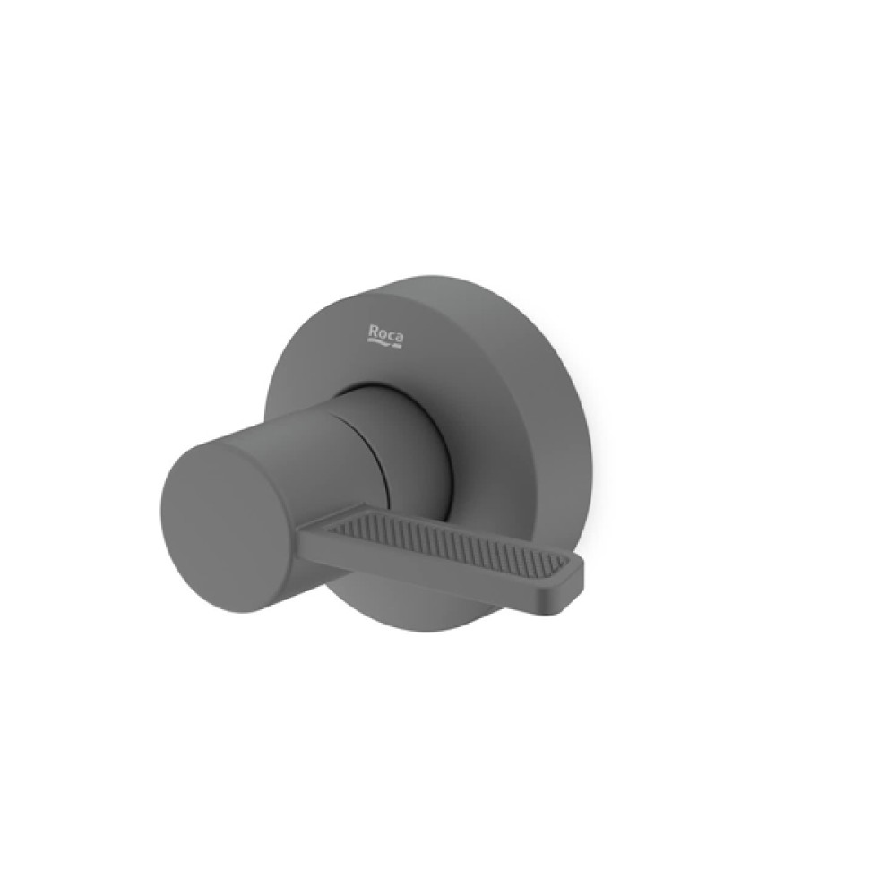 Acabamento de Registro Logic Grafite Matte Pequeno A5A162GNGC - Roca