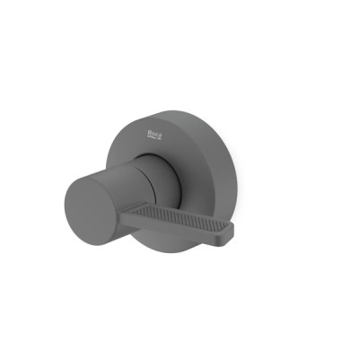 Acabamento de Registro Logic Grafite Matte Pequeno A5A162GNGC Roca