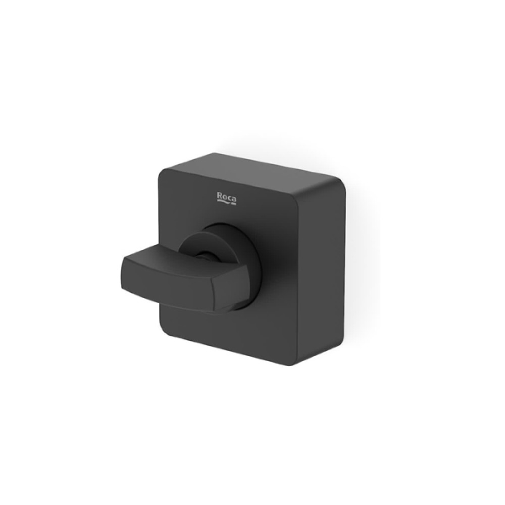 Acabamento de Registro Virtus Black Matte Base Docol Pequeno A5A169DNBC - Roca