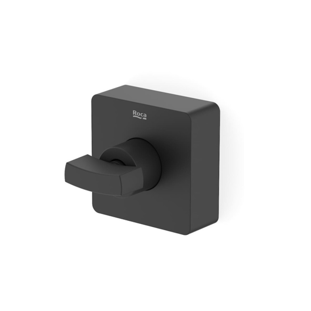 Acabamento de Registro Virtus Black Matte Base Deca Grande A5A809DNBC - Roca