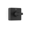 Acabamento de Registro Virtus Black Matte Base Deca Grande A5A809DNBC - Roca - vista 3