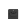 Acabamento de Registro Virtus Black Matte Base Deca Pequeno A5A819DNBC - Roca - vista 2