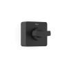Acabamento de Registro Virtus Black Matte Base Deca Pequeno A5A819DNBC - Roca - vista 3