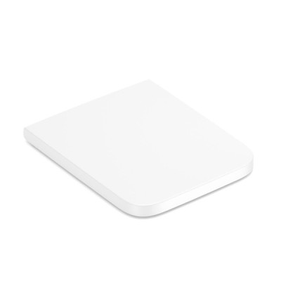Assento Original Com Queda Amortecida Supralit Inspira Square Branco Brilhante A80153200B Roca