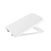 Assento Original Com Queda Amortecida Supralit Inspira Square Branco Brilhante A80153200B - Roca - vista 3