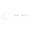 Assento PP Universal Zip Branco Brilhante A801G2D001 - Roca - vista 4