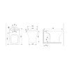 Bacia para Caixa Acoplada Com Saida Horizontal Boss Branco 1893560010100 - Roca - vista 4