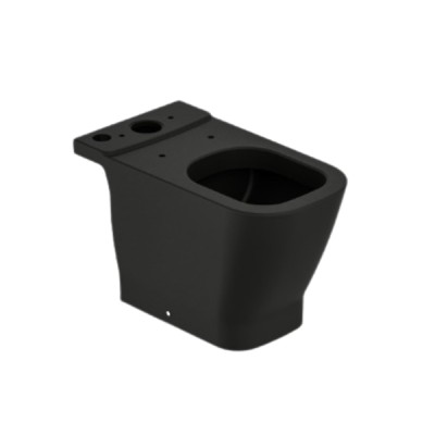 Bacia Para Caixa Com Saída Horizontal Gap Matte Black A342235084 Roca