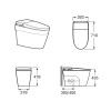 Bacia In-Wash com In-Tank Inspira Branco Brilhante 220V A8030P600L - Roca - vista 2