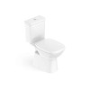 Kit Bacia Caixa Acoplada Completo Assento Termofixo Debba Classic Branco C329723000 - Roca - vista 3