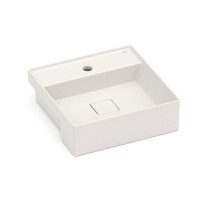 Cuba Semi Encaixe 400X400mm Com Mesa T10 Terra Beige A32722P650 Roca