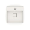 Cuba Semi Encaixe 400X400mm Com Mesa T10 Terra Beige A32722P650 - Roca - vista 3