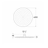 Chuveiro Redondo 300mm Raindream Black Titanium A5B3950CN0 - Roca - vista 2