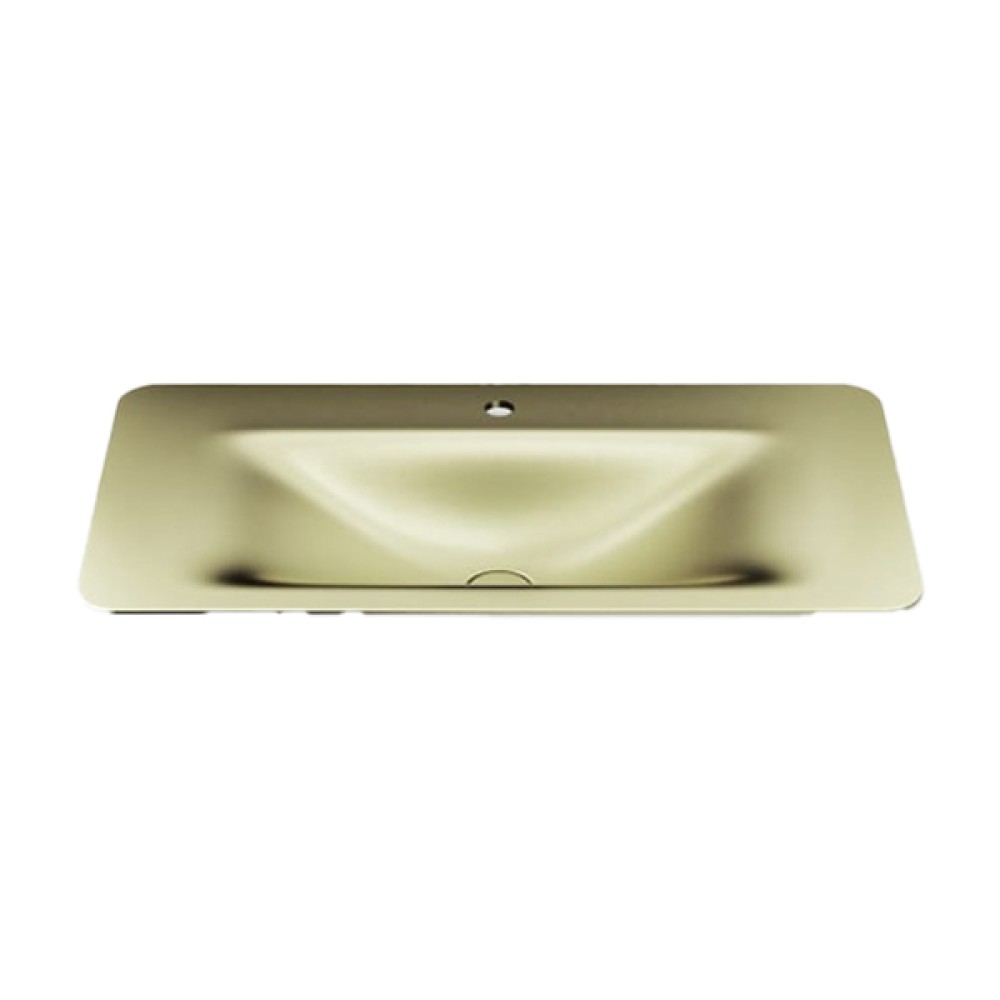 Cuba Sobrepor 900X470mm com 1 Furo Baia Armani Shagreen Matte Gold A3270C0R90 - Roca