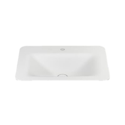 Cuba Sobrepor 660X470mm Com 1 Furo Sem Ladrão Baia Armani Off White A3270C2910 Roca