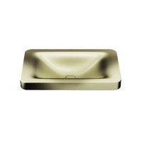 Cuba Apoio 660X420mm Baia Armani Shagreen Gold Matte A3270C7R90 Roca