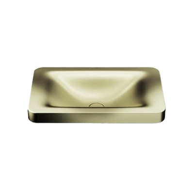 Cuba Apoio 660X420mm Baia Armani Shagreen Gold Matte A3270C7R90 Roca