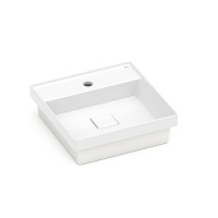 Cuba de Sobrepor 400x400mm com mesa Terra T11 Branco Brilhante A32722U000 Roca
