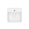 Cuba de Sobrepor 400x400mm com mesa Terra T11 Branco Matte A32722U620 - Roca - vista 3