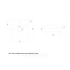 Cuba de Sobrepor 400x400mm com mesa Terra T11 Branco Matte A32722U620 - Roca - vista 2
