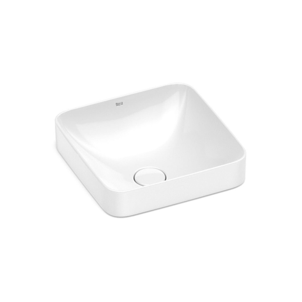 Cuba Sobrepor 370X370mm Inspira Square Branco Brilhante A32753R000 - Roca