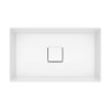 Cuba de Sobrepor 500x300mm Terra T17 Branco Brilhante A327B3D000 - Roca - vista 3