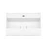 Cuba de Apoio 500X400mm Com Mesa T19 Terra Branco Brilhante A327B3F000 - Roca - vista 2