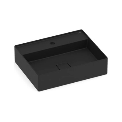 Cuba de Apoio 500X400mm Com Mesa T19 Terra Matte Black A327B3F080 - Roca