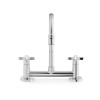 Misturador para Cozinha Mesa com Bica Móvel e Arejador Articulado Cross Cromado B5010F6CRB - Roca - vista 3