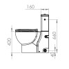 SFA SANIFLUSH Vaso Com Caixa acoplada e Bomba Trituradora Com Assento Softclose 220V SANIFLUSHBR - Sanitrit - vista 7