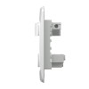 Conjunto 1Interruptor simples + 1Tomada 2P+T 10A 250V Miluz S3B69030 - Schneider - vista 4