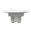 Conjunto 1Interruptor simples + 1Tomada 2P+T 10A 250V Miluz S3B69030 - Schneider - vista 2