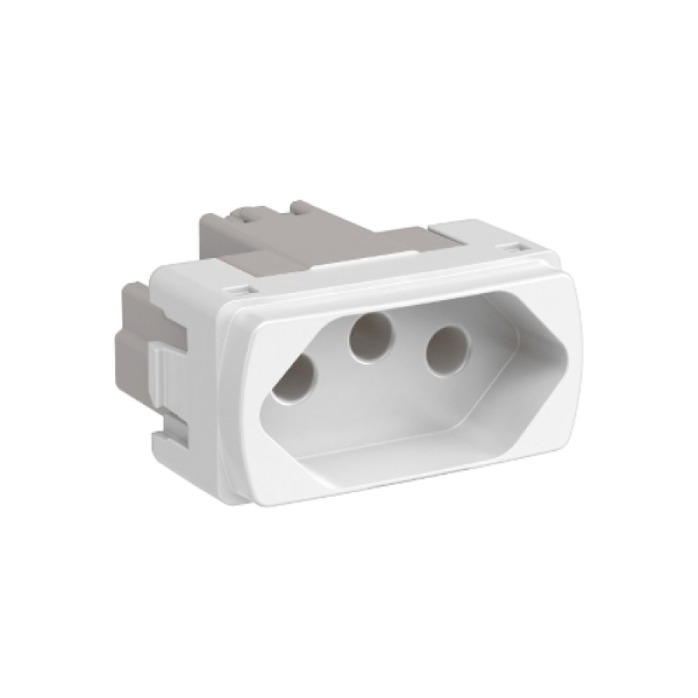 Módulo Tomada 2P+T 20A 250V Branca Miluz S3B70350 - Schneider