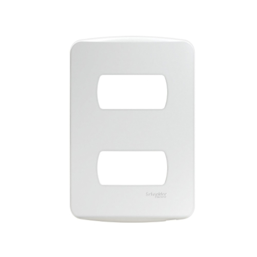 Placa 4x2 2 Postos Separados Branca Miluz S3B77120 - Schneider