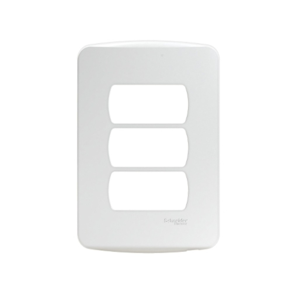 Placa 4x2 3 Postos Branca Miluz S3B77130 - Schneider
