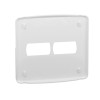 Placa 4x4 2 Postos Branca Miluz S3B77420 - Schneider - vista 3