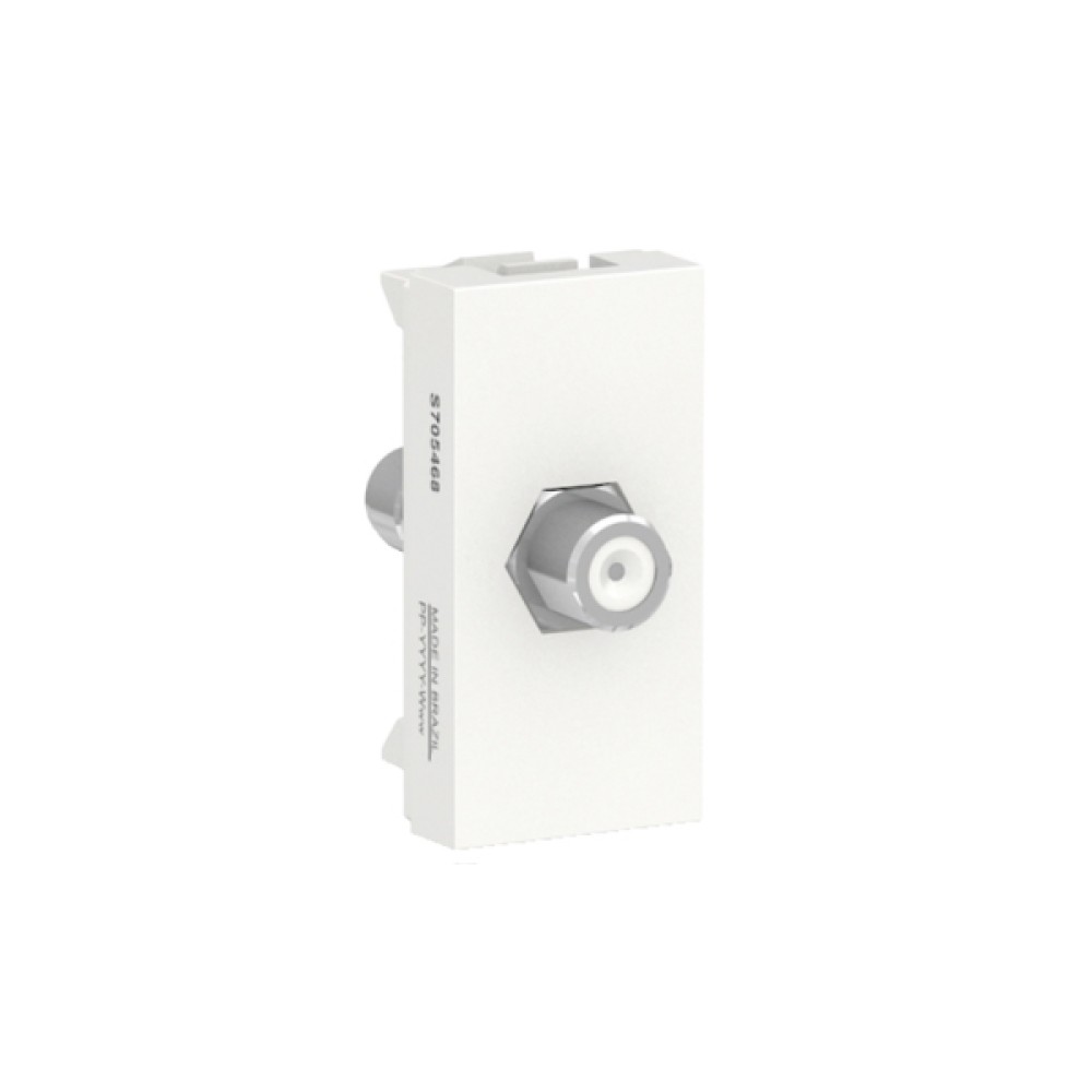 Módulo Tomada para Antena de TV (Cabo Coaxial tipo F) Branco Orion S70546804 - Schneider