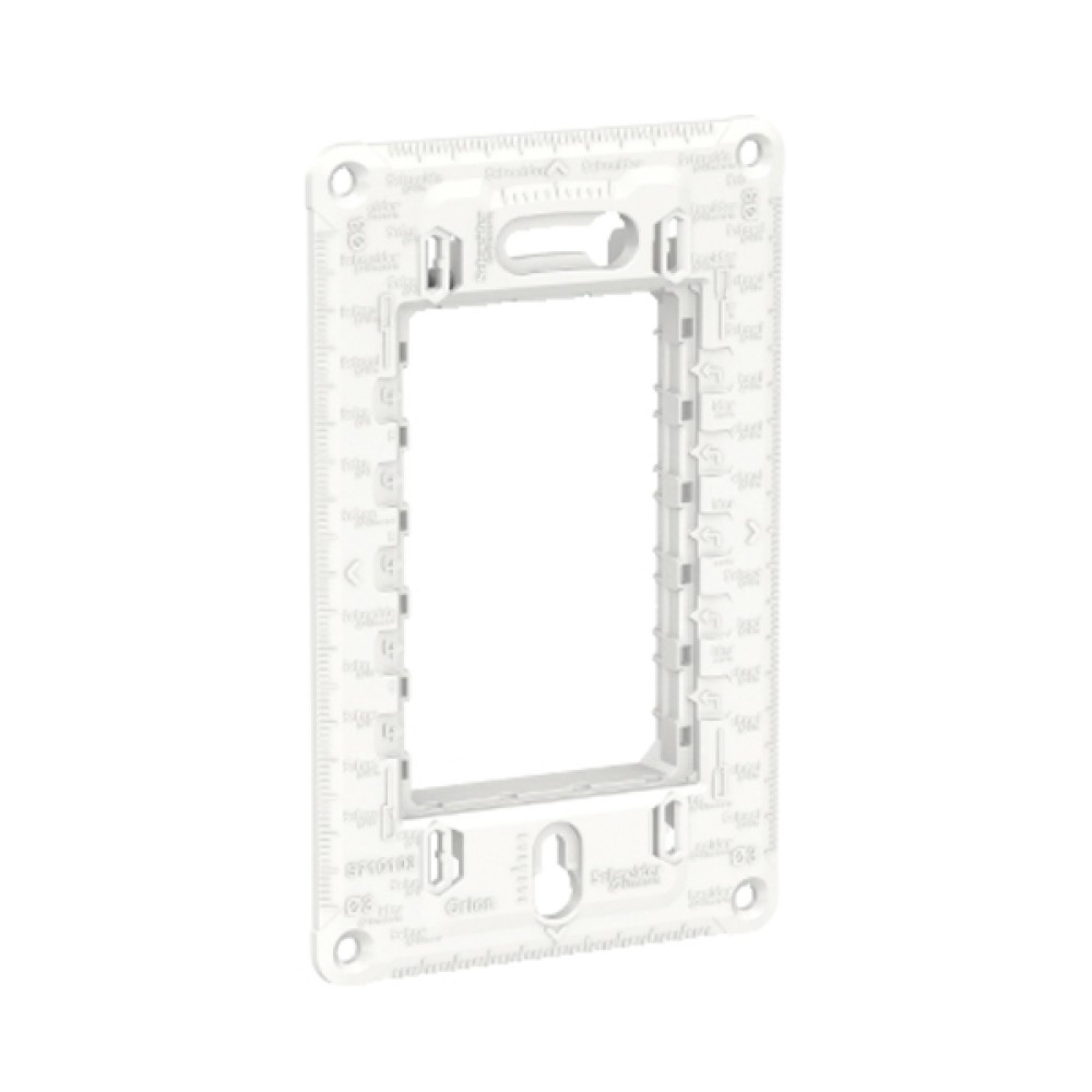 Suporte 4x2 para 3 Módulos Branco Orion S71010324 - Schneider