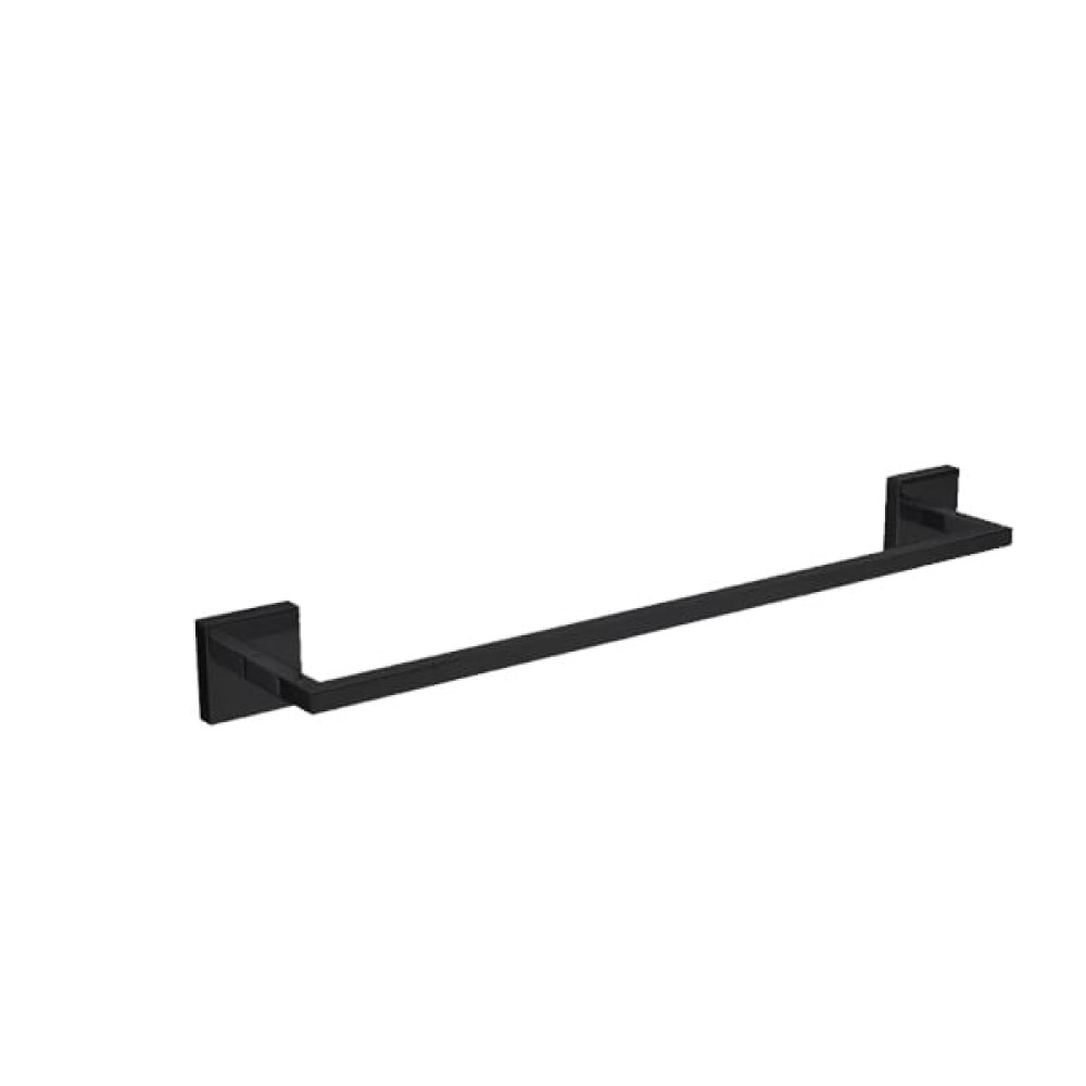 Porta Toalha Clean 40 cm Black Noir 2040.BL.040.CLN.NO - Deca