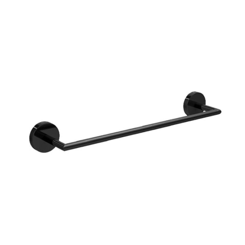 Porta Toalha Disco 40 cm Black Noir 2040.BL.040.DSC.NO - Deca