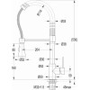 Monocomando Para Cozinha De Bica Extraível Com Duas Funções Gourmet B5000CVCR0 - Celite - vista 2