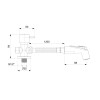 Ducha Higiênica Com Derivação Basic B5007C7CRB - Celite - vista 2
