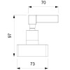 Acabamento De Registro Para Base Deca 1.1/4, 1.1/2 Elite B5009C8CR0 - Celite - vista 2