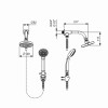 Chuveiro 120 Mm Com Desviador E Ducha Manual Basic B5027C7CRB - Celite - vista 2