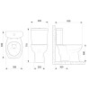 Kit De Bacia Com Caixa Acoplada E Itens De Instalação Thema 1257230010100 - Incepa - vista 5