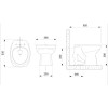 Kit De Bacia Convencional E Itens De Instalação Thema 1257270010100 - Incepa - vista 2