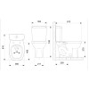 Kit De Bacia Com Caixa Acoplada E Itens De Instalação Art 1507230010100 - Incepa - vista 2