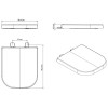 Assento Termofixo Amortecido Gap Stone 3239880070508 - Roca - vista 4